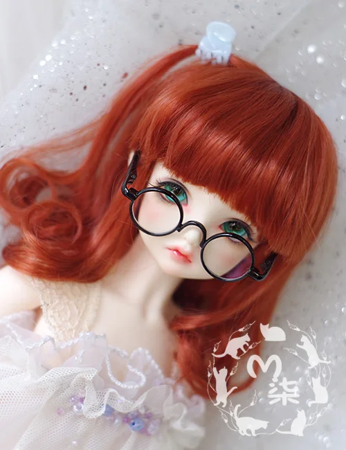 M7-bjd очки для кукол винтажные круглые очки 1/6 1/4 1/3