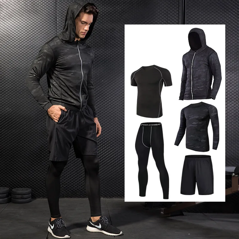 ЕС Камуфляжный спортивный костюм Для мужчин Баскетбол Футбол Training Костюмы