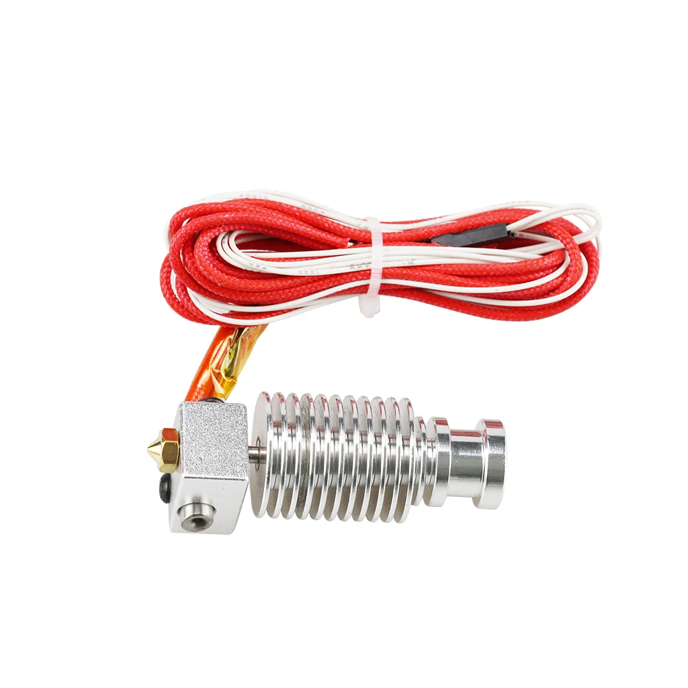 1 комплект E3D V6 3D принтом j-головки hotend для 1,75/3 мм прямой нити Уэйд экструдер 0,2/0,3/0,4/0,5 мм сопло длинный/короткие дистанции