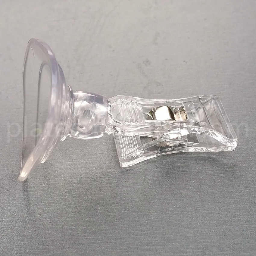 

POP Suction Sucher Cup Base Dia.4cm Clear Sign Display Height 57mm Promotion Price Tag Clip Holder 1000pcs High Quality