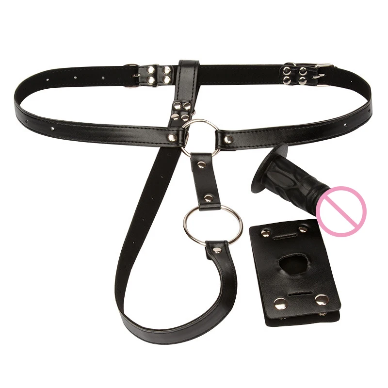 Искусственная кожа Эротические трусики для пар устройство целомудрия Клубная