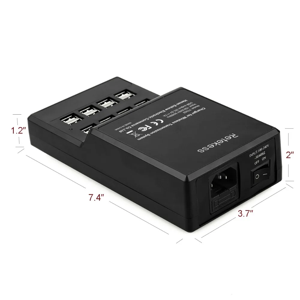 Зарядное устройство RETEKESS TT002 16 портов основание USB 35 Вт 5 в пост. Тока 7A зарядная