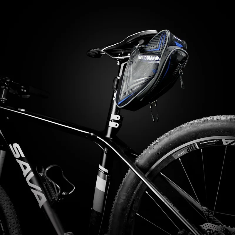 Велосипедные задние Сумки для горной дороги хранения MTB из искусственной кожи