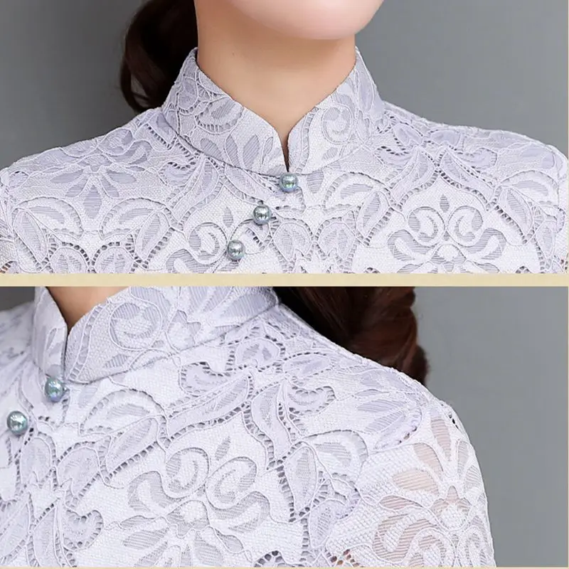 Осень 2019 женское платье новый стиль модное винтажное S 3XL элегантное Cheongsam тонкое