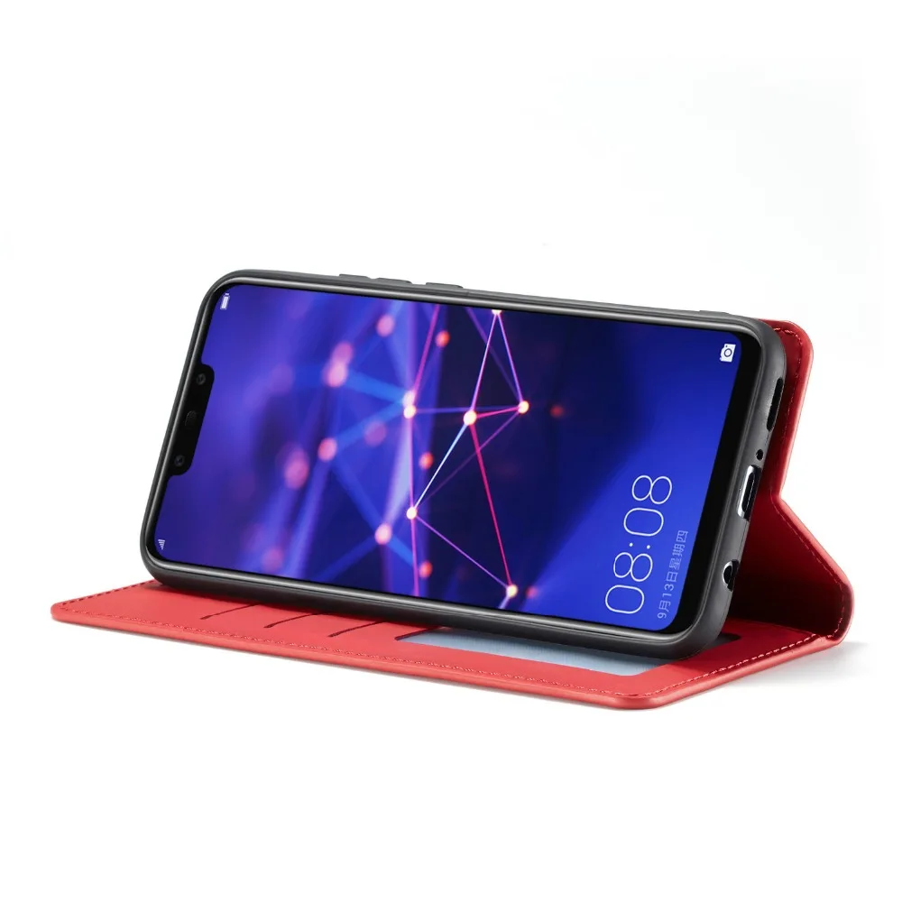 Прочный Магнитный кожаный чехол-кошелек для huawei mate 20 Lite mate 20 Роскошный чехол-подставка с отделением для карт откидная крышка huawei mate P20 Pro