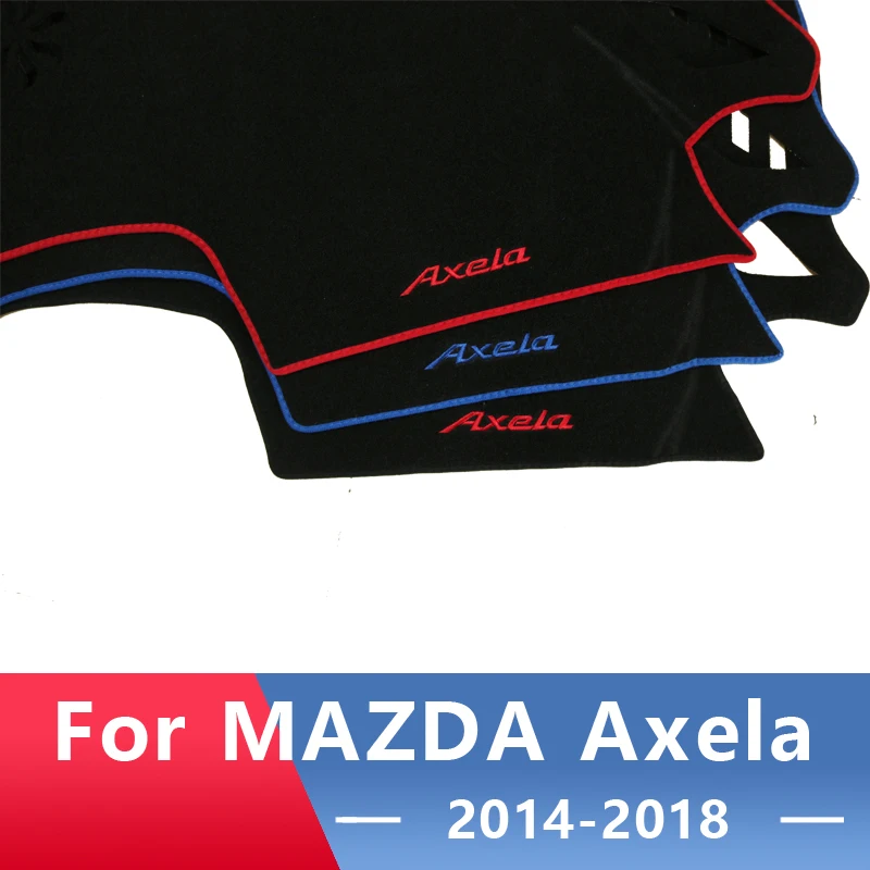 

Car Dashboard Avoid Carpets Light Pad Instrument Platform Desk Cover Mat Carpets LHD For Mazda 3 Axela 2014 2015 2016 2017 2018