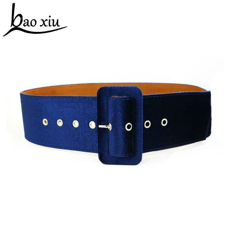 Женский ремень с бархатной пряжкой brnad тканевый широкий пояс 2019|belt accessories|wide waist