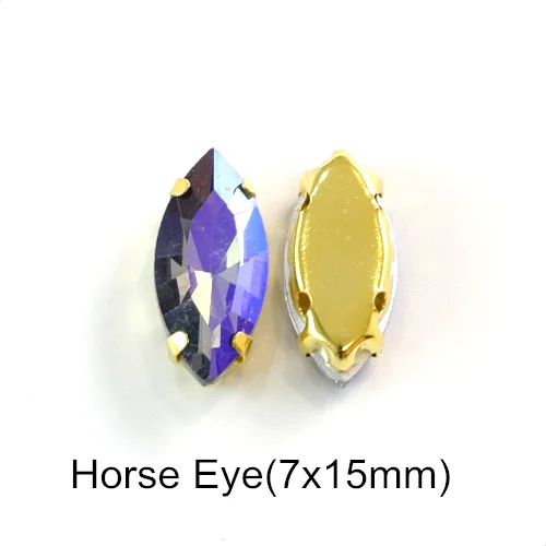 7X15mm-20PCS 20 шт черный бриллиант AB формы смешивания размеры пришить стразы с коготь Flatback Стекло шитье стразами камни для Сделай Сам одежда B1152 - Цвет: 7X15mm-20PCS