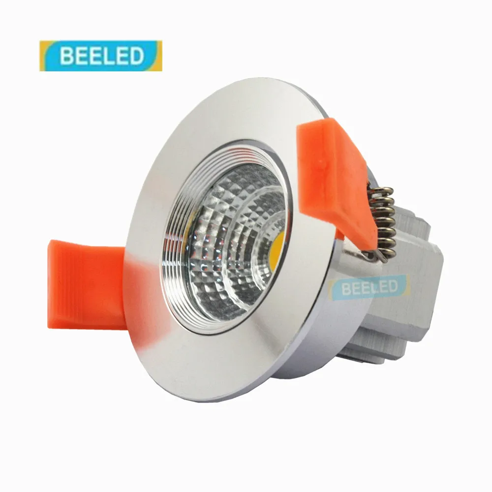 Регулируемый светодиодный светильник COB 3 Вт алюминиевый песочный серебристый |