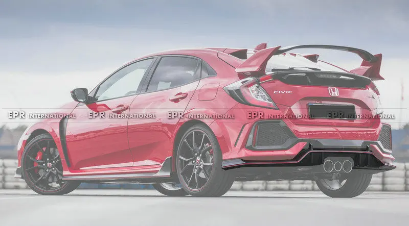 Карбоновый OEM Диффузор для FK8 CIVIC TYPE R OEM стекловолокно/FRP задний диффузор обшивка для Civic FK8 гоночная часть