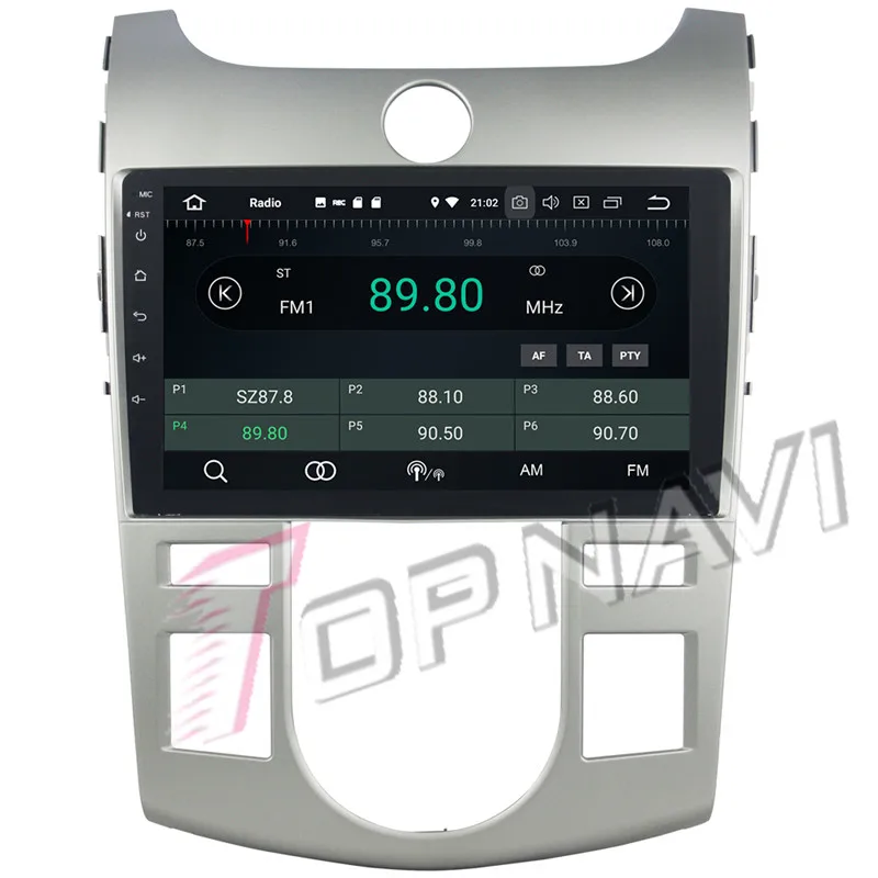 Topnavi Octa Core Android 9 0 Автомобильный GPS навигатор для KIA CERATO FORTE 2008 2009 2010 2011 2012