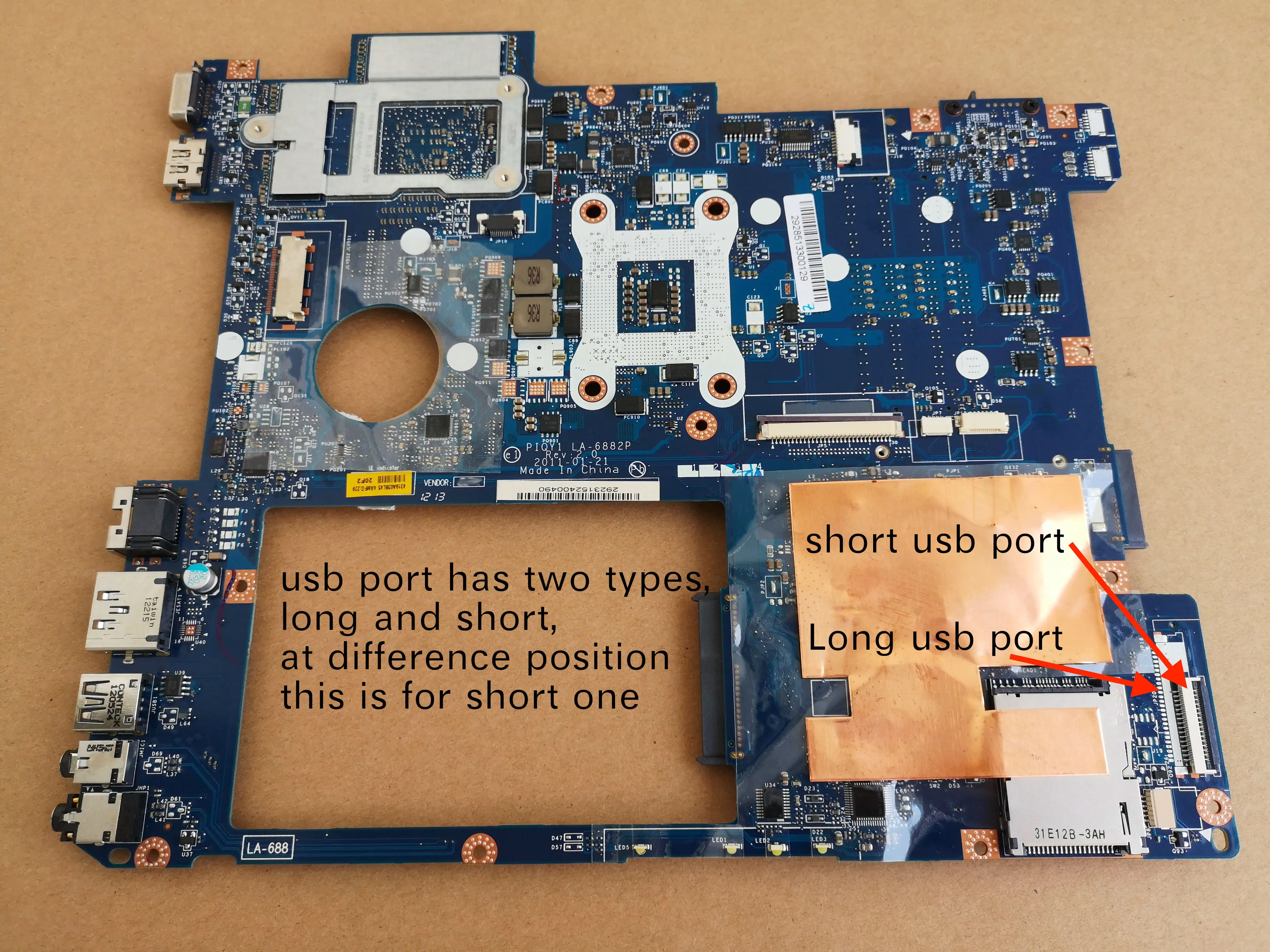 Материнская плата для ноутбука Lenovo Y570 PIQY1 LA-6882P с видеокартой GT555M | Компьютеры и