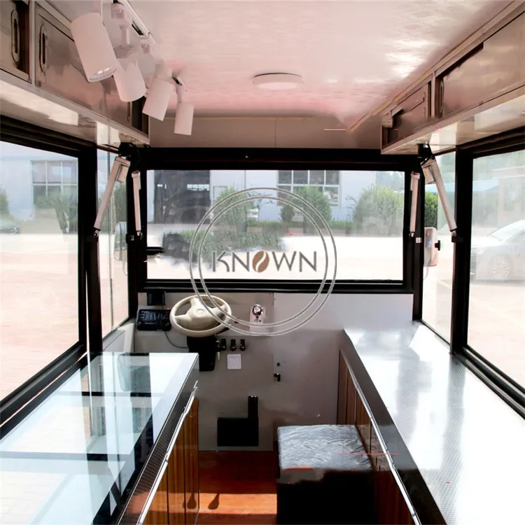 Новый дизайн 5 м длинный фаст фуд мобильный кухонный прицеп ювелирные изделия