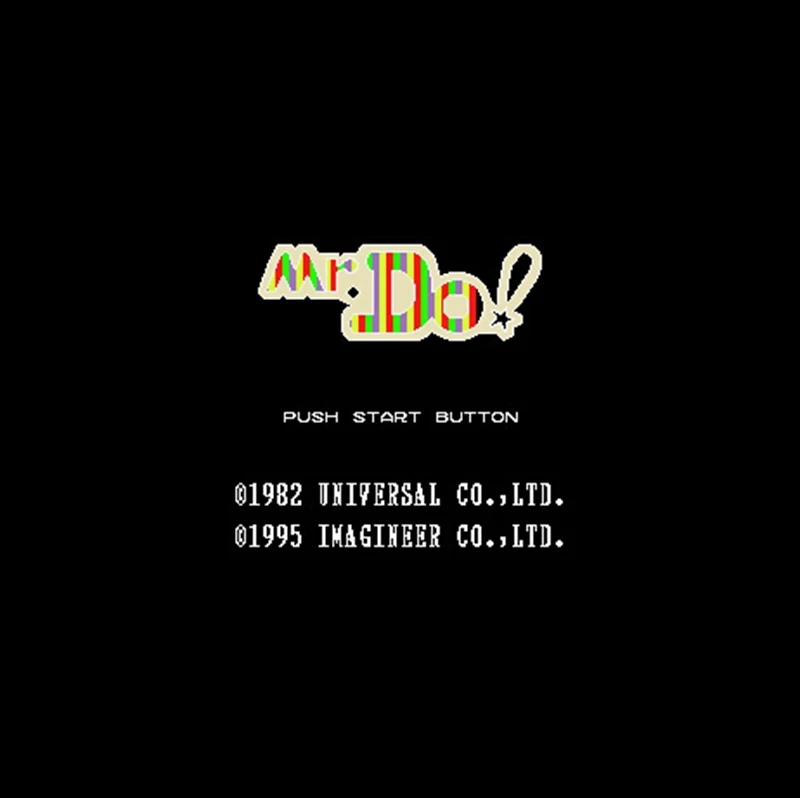 Mr. Do! NTSC версии 16 бит 46 Pin Большой серый карточная игра для США игровых приставок |
