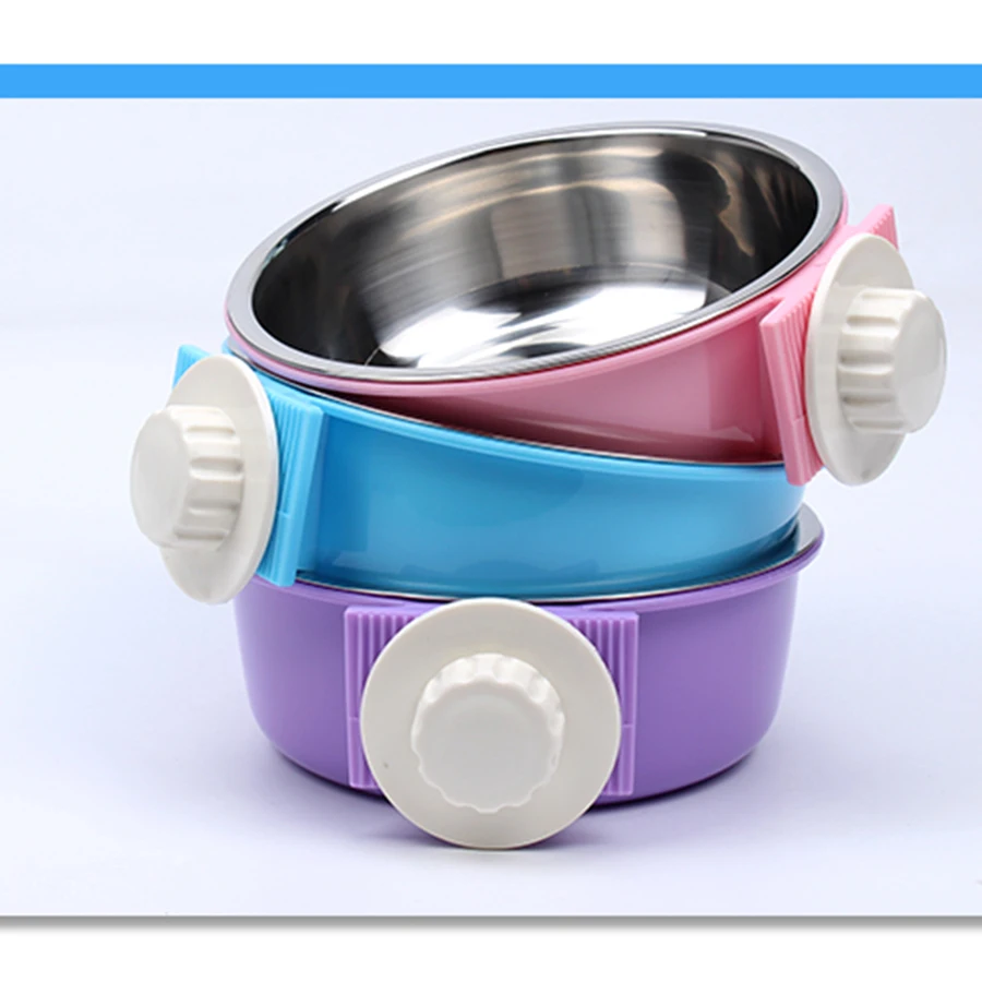 Подвесная собачья миска для воды еды щенок медленное питание миски контейнер