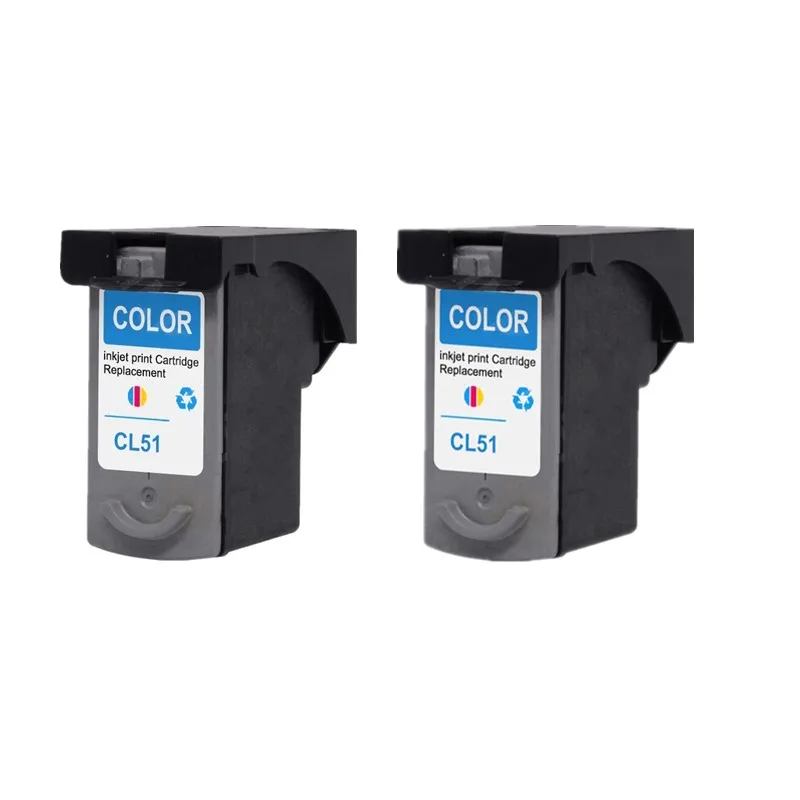 2 шт. CL-51 цветной струйный картридж для Canon CL 51 CL51 Pixma MP160 MP180 MP150 MP170 MX308 MX318 IP2200 mp460 mp450 |