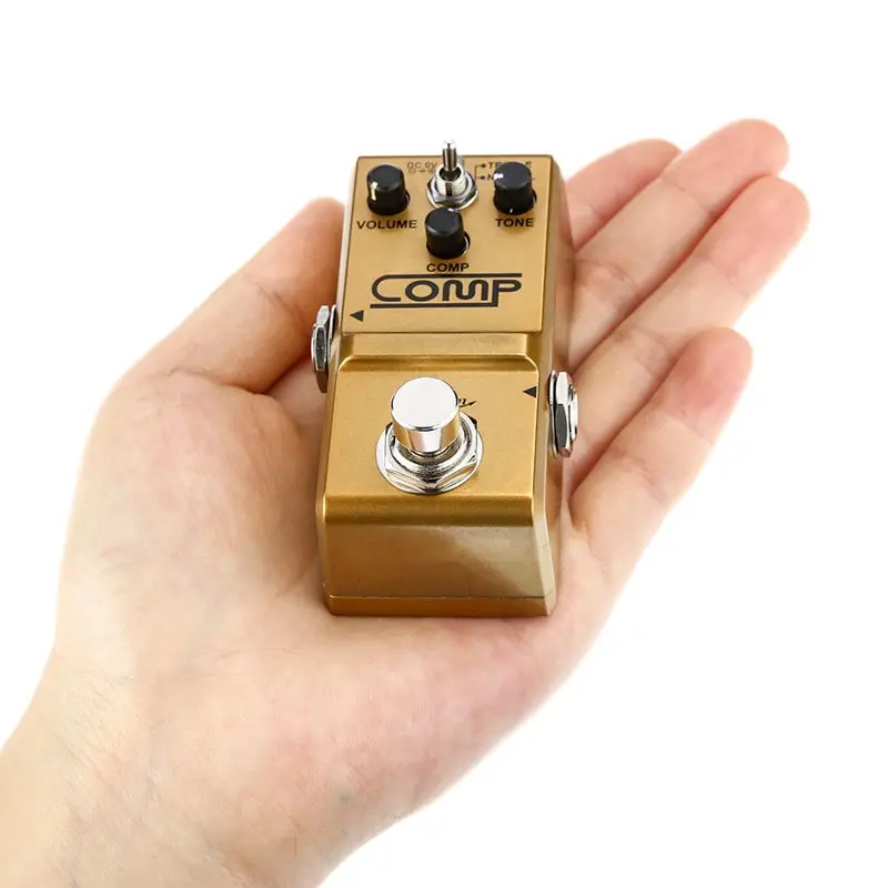 Rowin Мини гитарный эффект педаль компрессор Comp для электрогитары | Спорт и