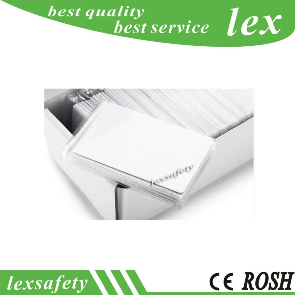 100 шт./лот Персонализированная пустая карта с чипом RFID или бесконтактным IC 13 56 МГц