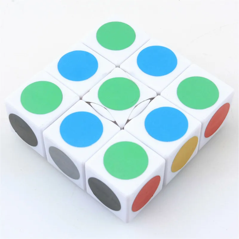 1x3x3 5,6*5,6*2,2 см Классическая волшебная игрушка черный красочный магический куб головоломка Скорость Куб обучающий игрушки для детей подарок
