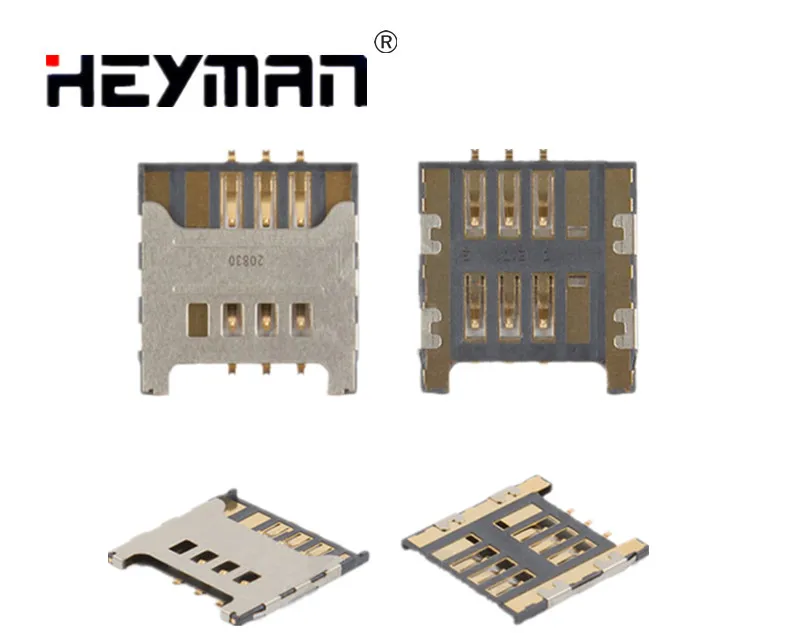 Разъем для SIM карты Samsung E3210 I5510 I9000 I9001 I9220 N7000/7005 Galaxy S Plus Note S3350/3850 Corby II|Адаптеры карт|