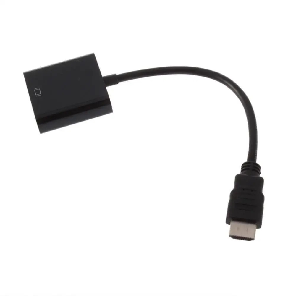 Адаптер HDMI Male VGA RGB Female кабель 1080P HDTV Monitor для ПК в наличии новинка 2017|hdmi male to vga|hdmi