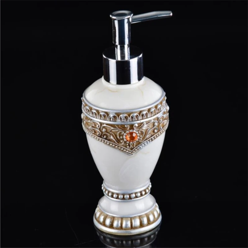 1pc Hand Soap Dispenser 200ml Liquid Shampoo Shower Container Resin Soap Dispenser for Bathroom Washroom