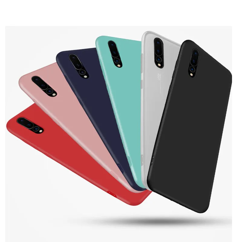 Силиконовый чехол из ТПУ карамельных цветов для Huawei P Smart Y9 Y6 Y7 2019 P20 P30 Pro P10 Mate 20 Lite