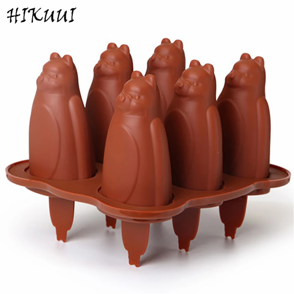 Домашняя кухня, 6 полости, полосатая форма для мороженого, сделай сам, форма для льда, форма для десерта, лоток для мороженого
