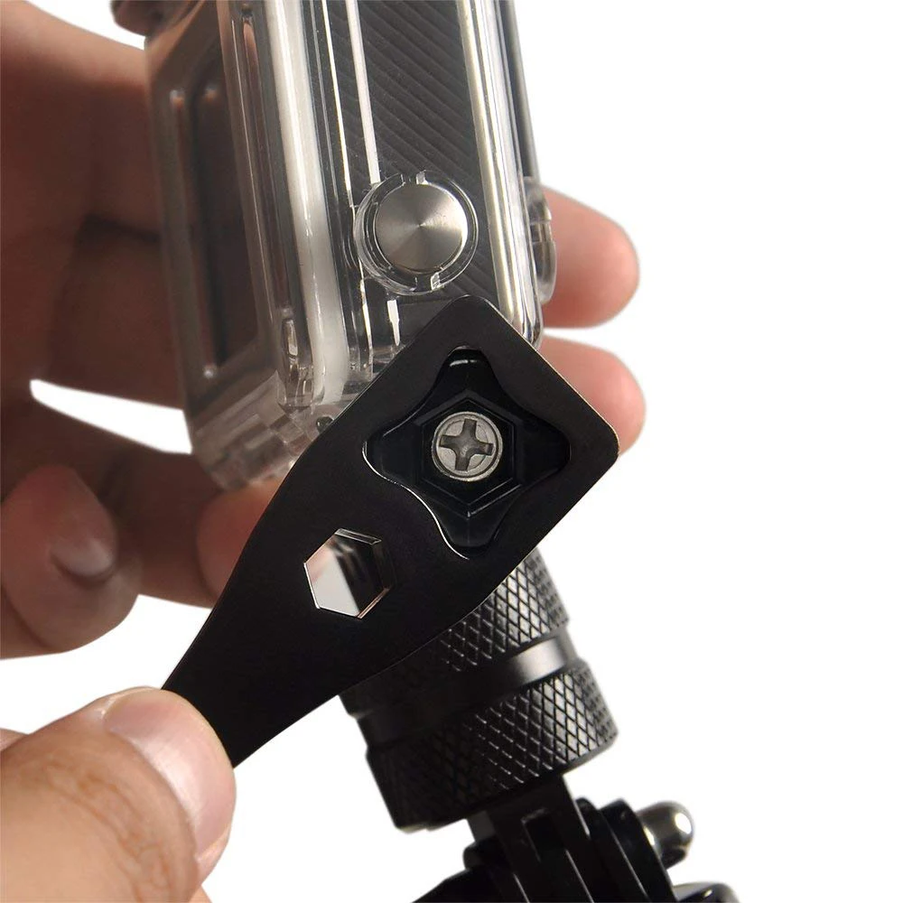 Алюминиевый Поворотный кронштейн с поворотом на 360 градусов для GoPro Hero 7 6 5 4 SJCAM