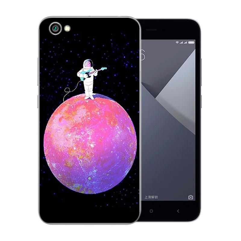 Чехол для телефона Xiaomi Redmi Примечание 5A задняя крышка Мягкий силиконовый