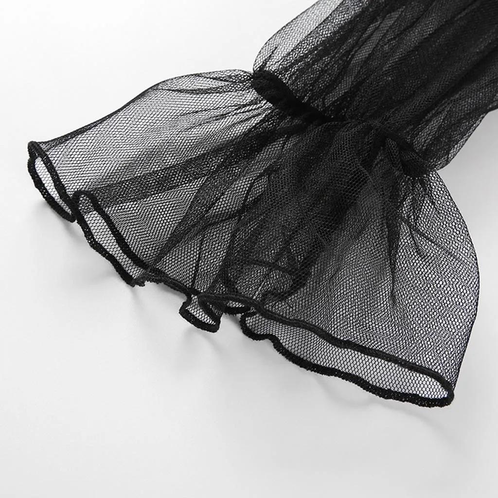 Женский летний топ с открытыми плечами,, Boob, короткий топ, Bralet, сетчатая Женская одежда, летняя футболка, Cami top 45# G6