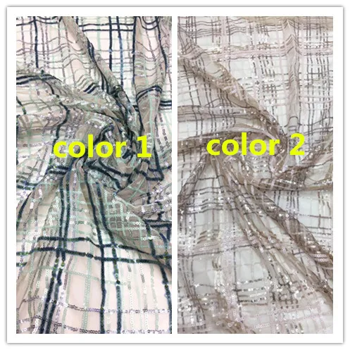 

Top quality Nigerian fabric new African embroidered lace fabric SYJ-7325 for fashion dress
