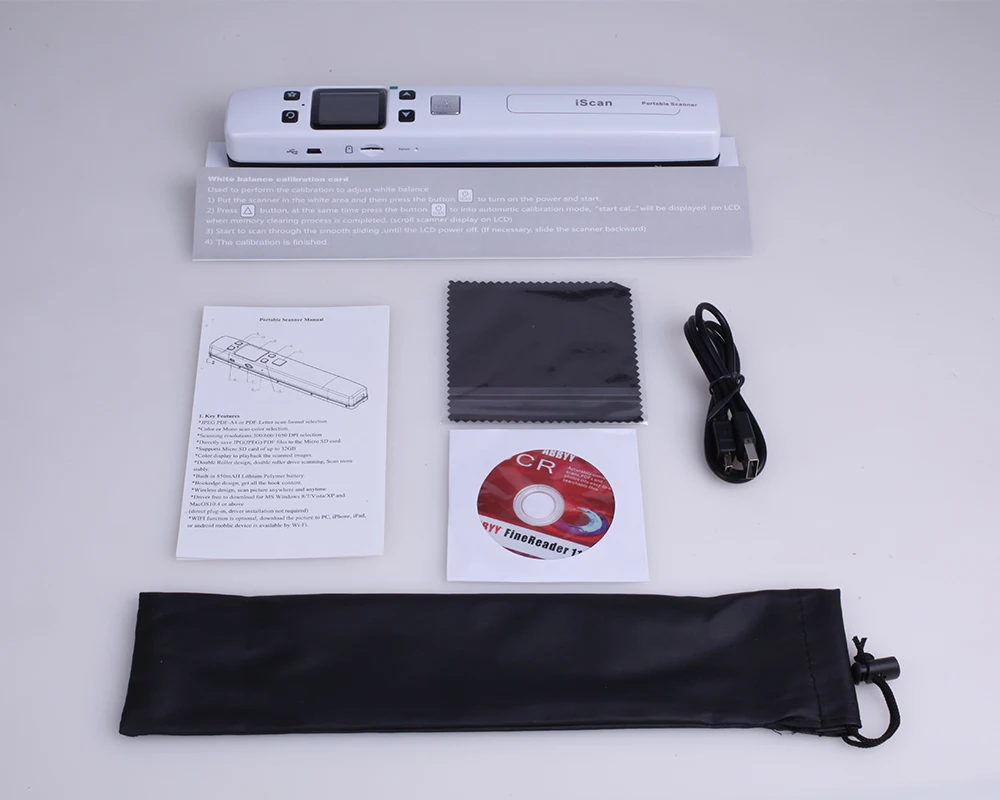 Беспроводной WiFi портативный A4 цифровой сканер ручной 1050 dpi Handyscan Document camera фото книги JPEG PDF Formate TF карта