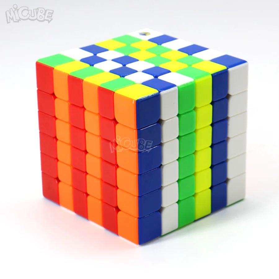 Zhisheng Yuxin Red Kylin 6x6x6 Cube speed Magic 6 слоев Stickerless Puzzle 6x6 Cubo Magico красные игрушки единороги