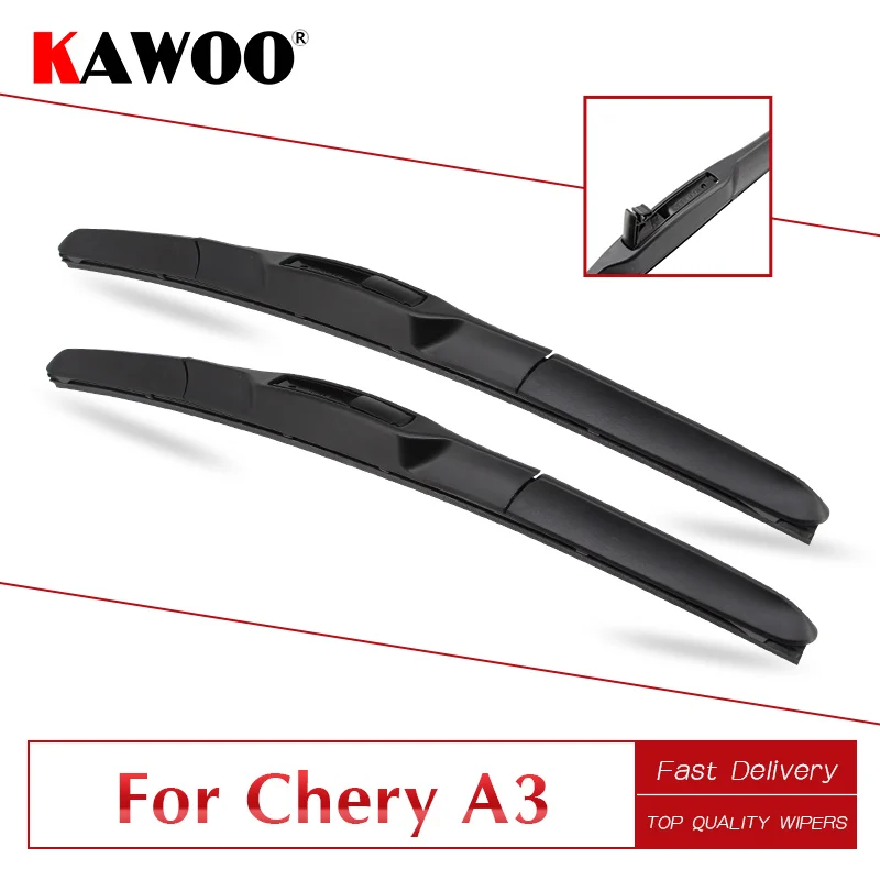 Щетки стеклоочистителя KAWOO для Chery A3 Аксессуары стайлинга автомобилей 24 дюйма 20