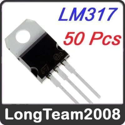 50 шт. 1 2 в до 37 1.5A LM317T LM317 регулятор напряжения абсолютно новый и бесплатная