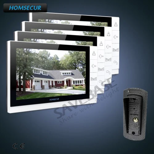HOMSECUR 9&quot Hands-free Video&ampAudio Smart Doorbell+Intra-monitor Audio Intercom | Безопасность и защита