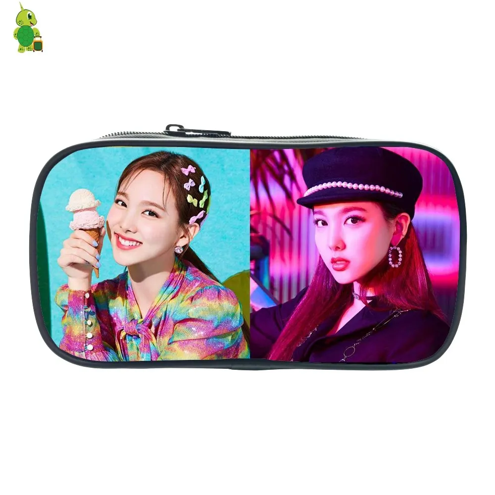 Новинка чехол для карандашей с надписью Kpop дважды причудливый You сумка макияжа