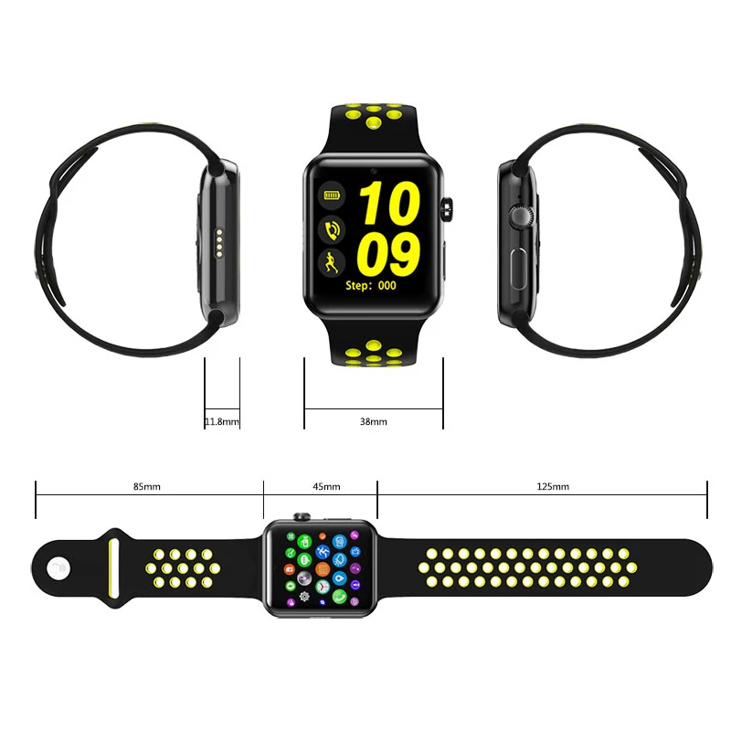 Смарт-часы с Bluetooth DM09 PLUS умные часы сердечным ритмом HD экран синхронизация