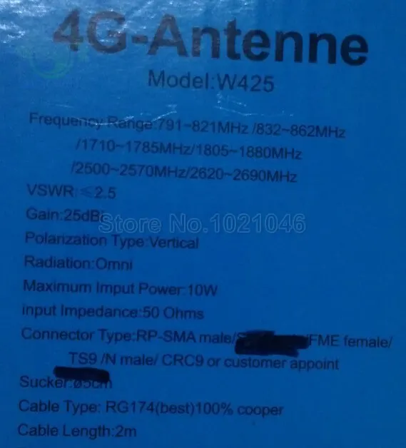 25dbi hua wei 3G 4g lte антенна усилитель сигнала CRC9 sma ts9 Разъем w425 для модема Huawei роутер |