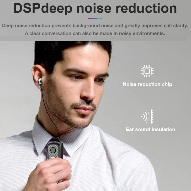 Bluetooth наушники FineBlue F plus с вибрацией Спортивная мини гарнитура для бега