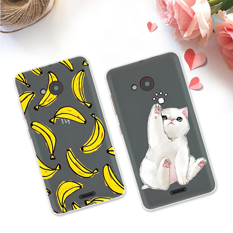 Case For Fly Fs408 Stratus 8 4.0 inch Transparent Printing Drawing Silicone Phone Cases Cover FS408 Inch |