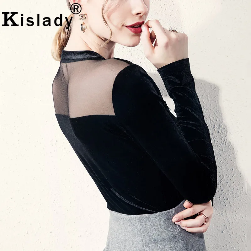 Киследи Новый 2020 Весна Лето Винтаж Ретро Сексуальные Лоскутные сетчатые топы