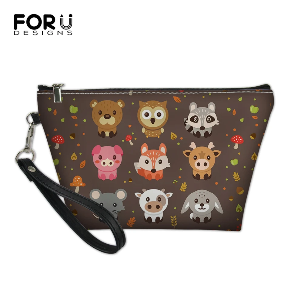 Женская косметичка FORUDESIGNS с рисунком маленькой лошади милый косметический Чехол