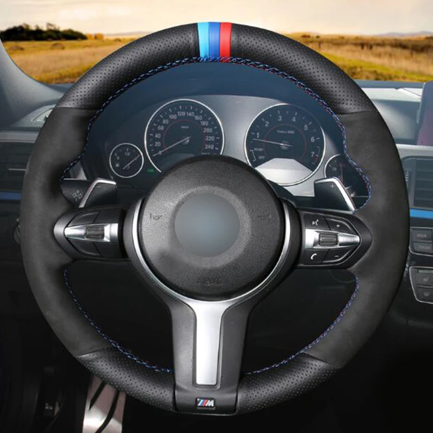 Чехол для руля BMW F87 M2 F80 M3 F82 M4 M5 F12 F13 M6 F85 X5 M F86 X6 F33 F30|Чехлы на руль| |