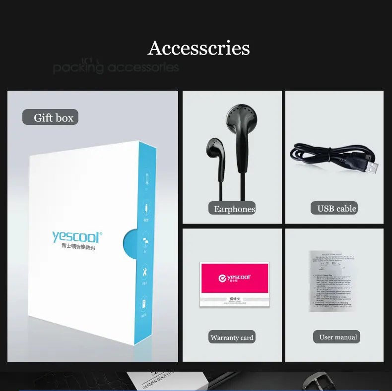 Yescool K701 Диктофон профессиональный цифровой диктофон долгое время скрытый подслушиватель denoise Flac без потерь Hifi мини MP3
