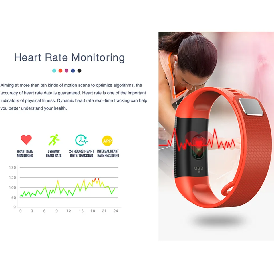 Смарт браслет TimeOwner S9 цветной экран монитор сердечного ритма кровяного давления