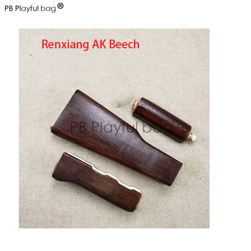 a set PB игривый Спорт на открытом воздухе тактика DIY хобби Renxiang AK47 пули воды пистолет защита твердой древесины и бука вставки OD38 - Цвет: a set