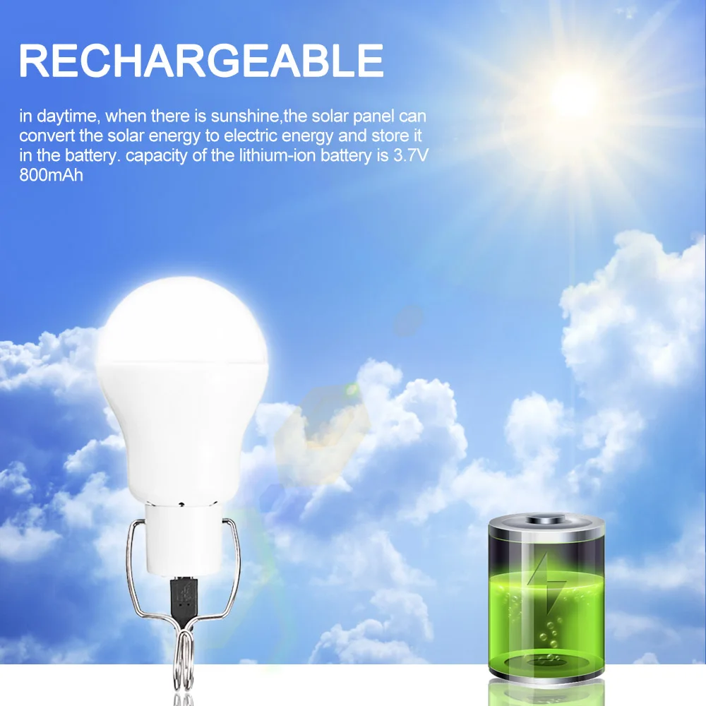 Переносной светильник для палатки аварийная лампа на солнечной батарее