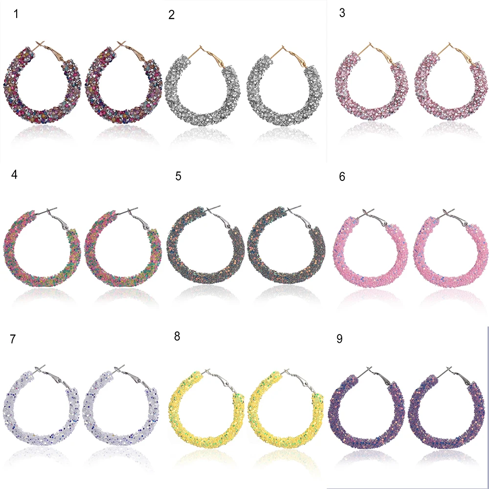 1 пара новые дизайнерские серьги-кольца